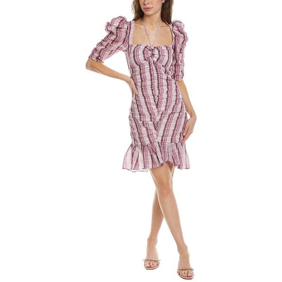 Isabel Marant WomensÉtoile Galdino Mini Dress, Pink